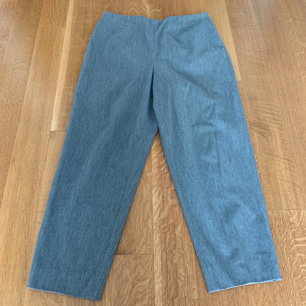 VINTAGE Talbots Stretch Dark Gray Pants Sz 12